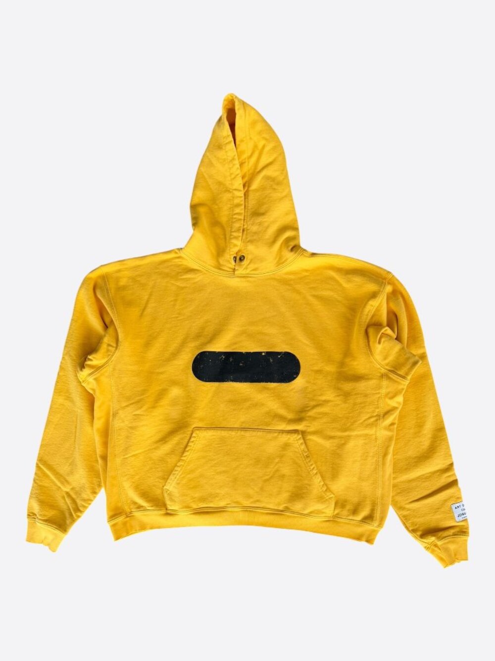 Gallery Dept Yellow & Black Gym Hoodie